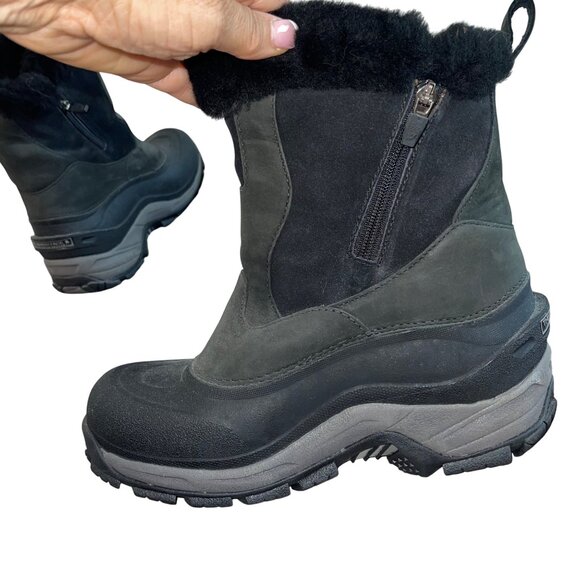 The North Face Womens Boots Size 9 Black Greenland Primaloft Insulate - Picture 4 of 11